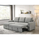 Sleeper Bed in Grey 33058